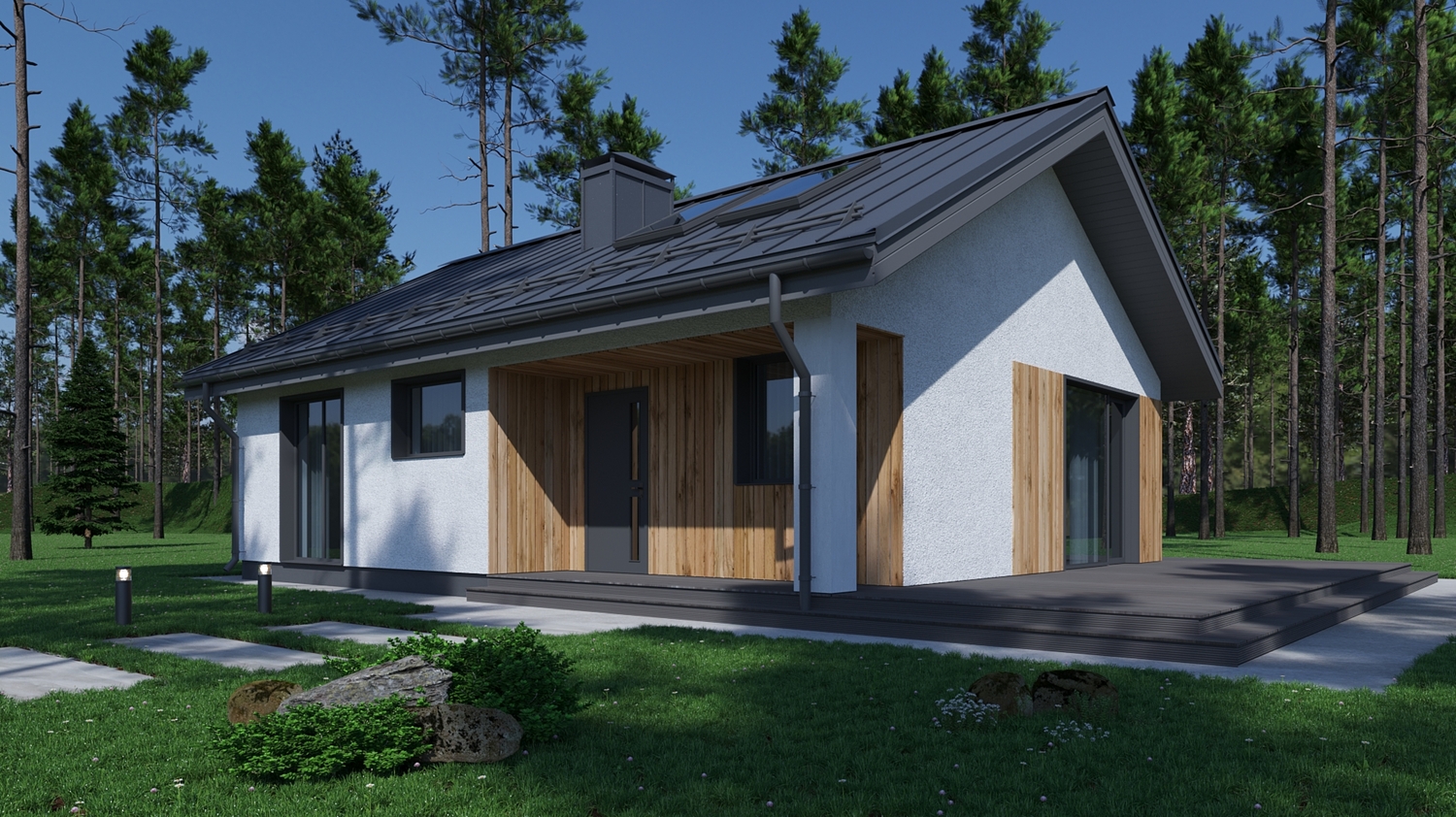 Проект М-1, Площадь 75 м2 