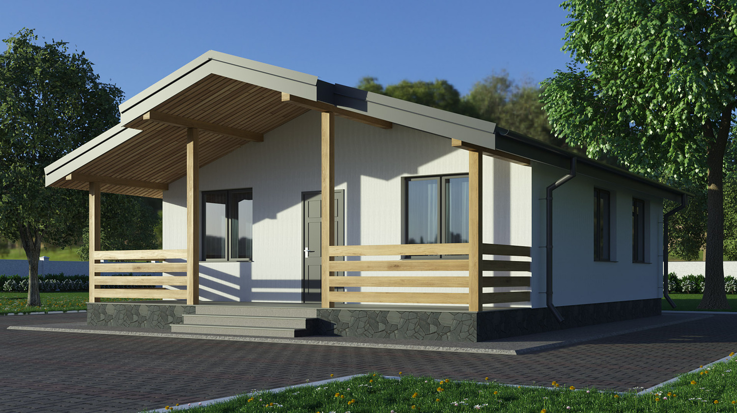 Проект Р-1, Площадь 77 м2