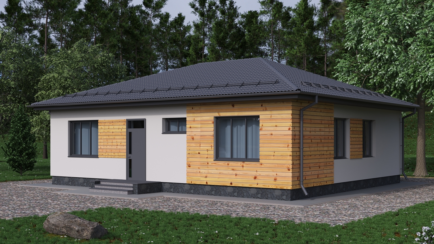 Проект Р-6, Площадь 104 м2